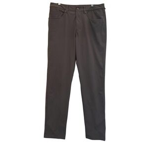lululemon‎ ABC Pants Classic Grey LM5969S Mens Sz 32 Stretch Commuter STAIN